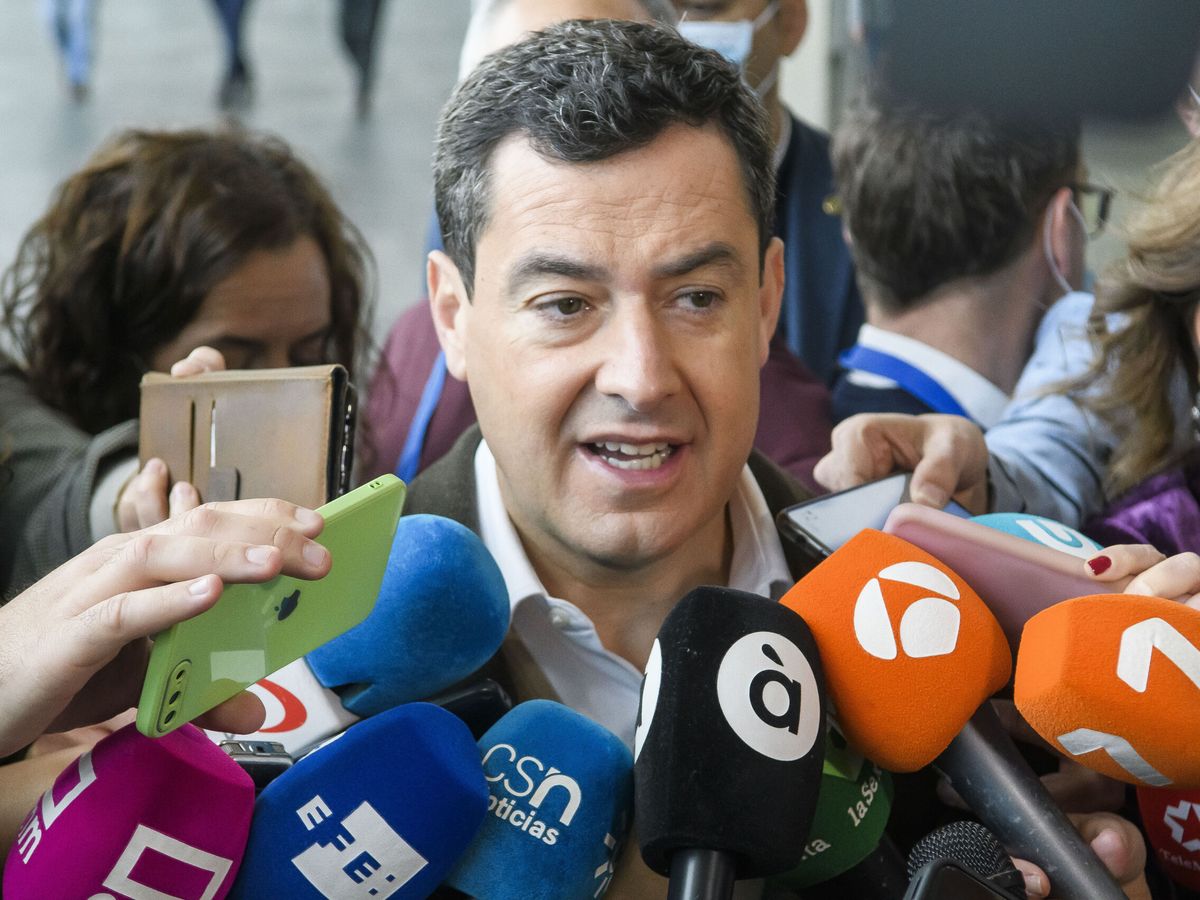 Foto: El presidente del PP andaluz, Juanma Moreno. (EFE/Raúl Caro)