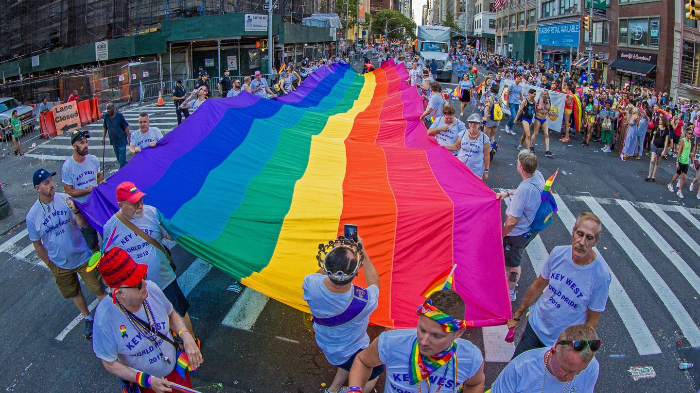 Celebraciones por el World Pride en Nueva York en 2019. (Getty)