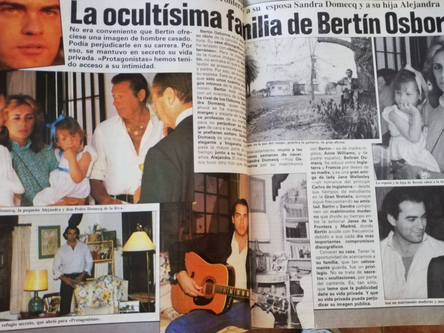 El reportaje de 'Protagonistas' que sacó a la luz la familia de Bertín. (Archivo)