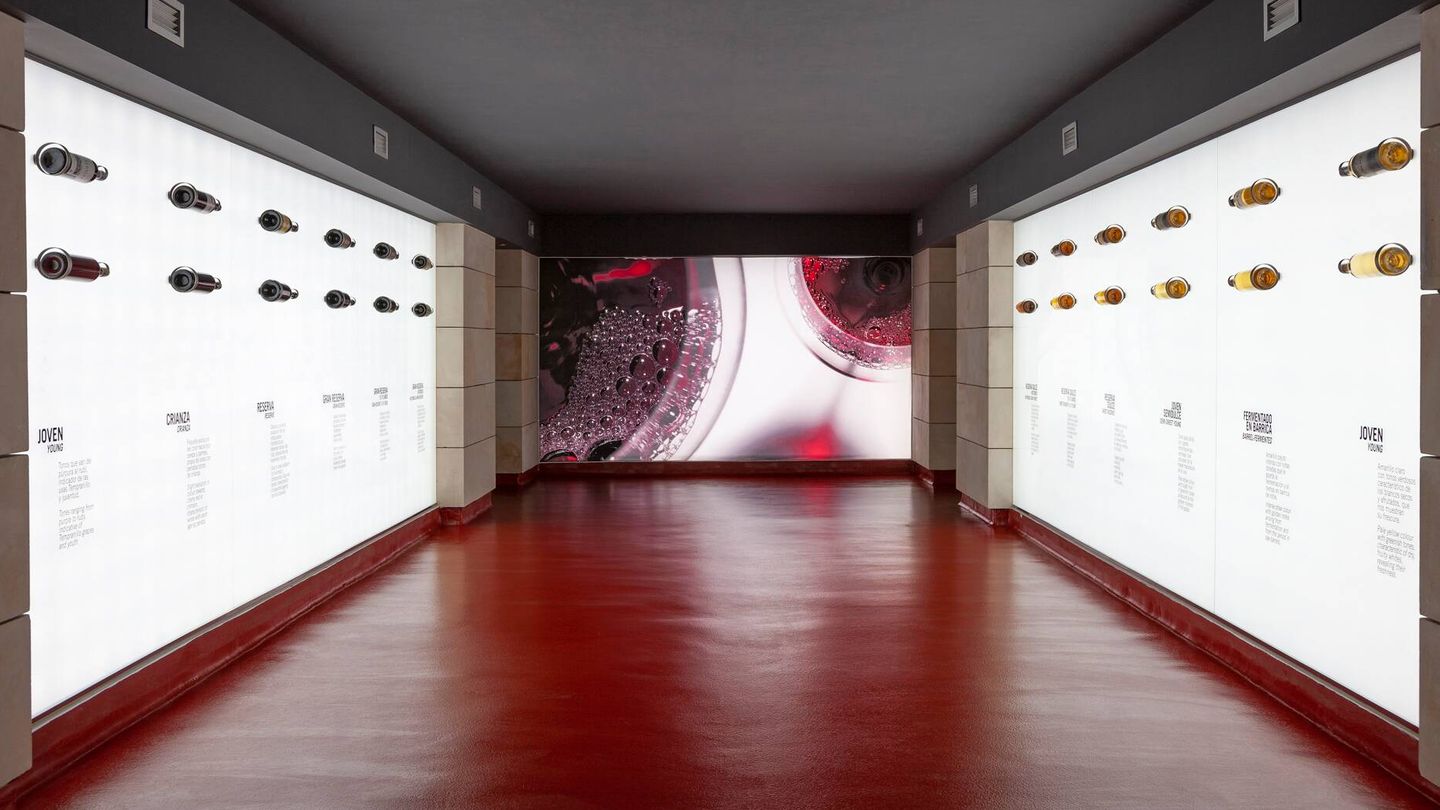 Unas de las salas didácticas de Bodegas Riojanas para entender la cultura del vino. (Cortesía)