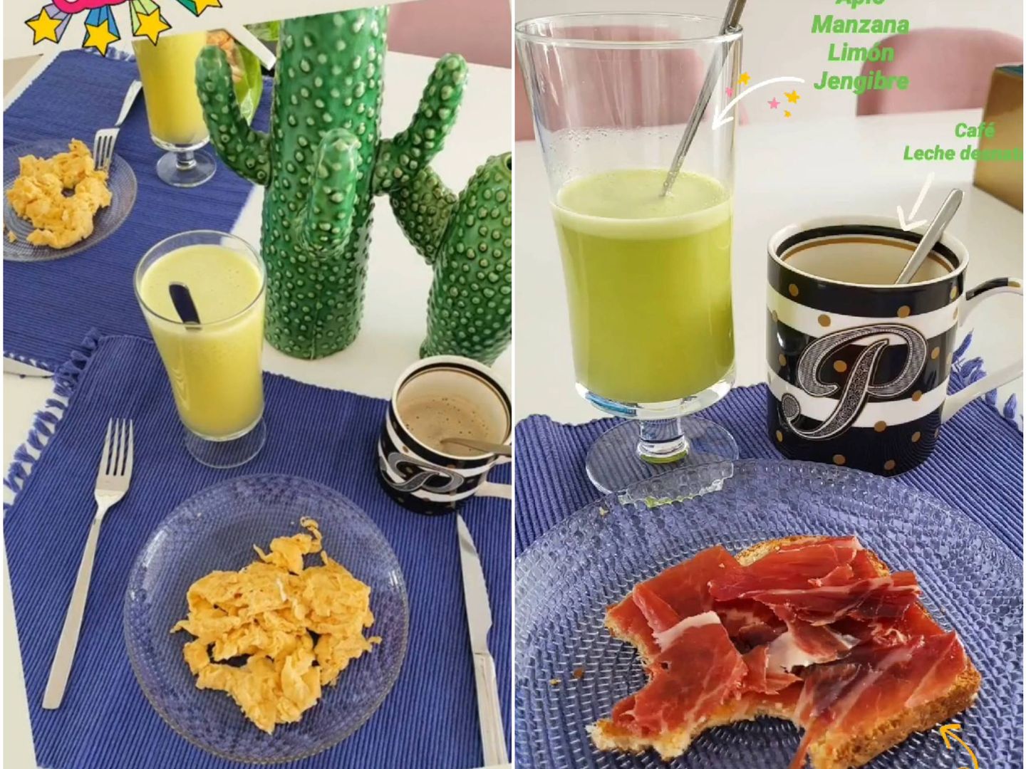 Así es el batido verde que desayuna Paula Echevarría. (Instagram @pau_eche)