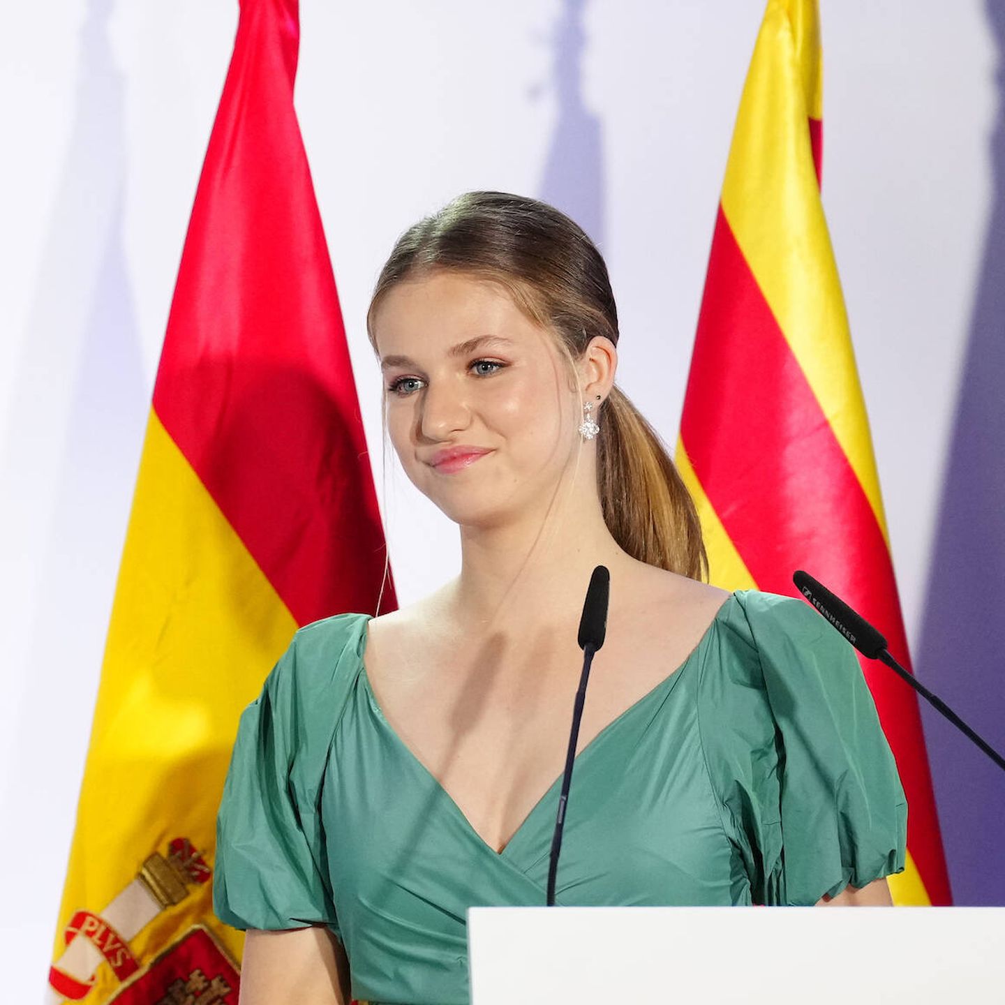 Leonor, durante la última edición de los Premios Princesa de Girona. (Limited Pictures)