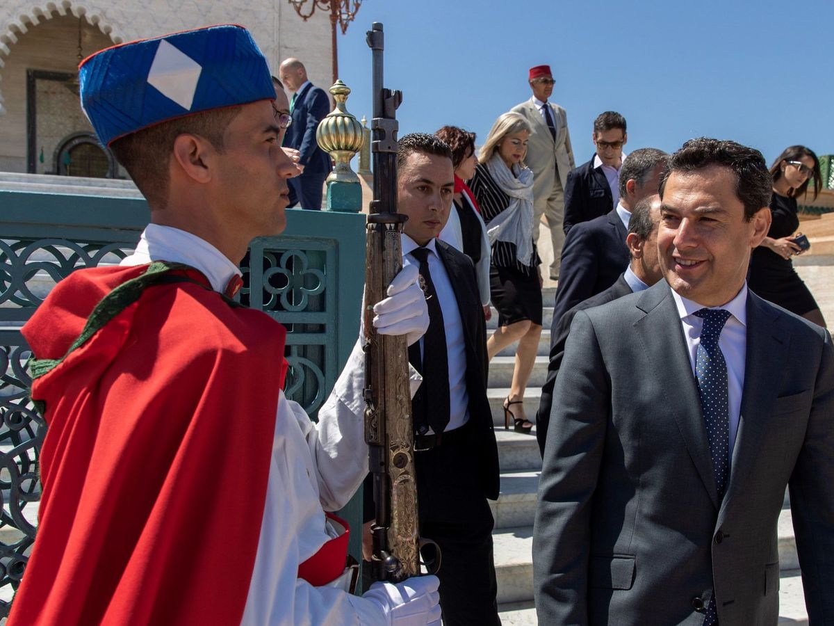 Foto: Visita del presidente de la Junta de Andalucía a Marruecos el pasado año.