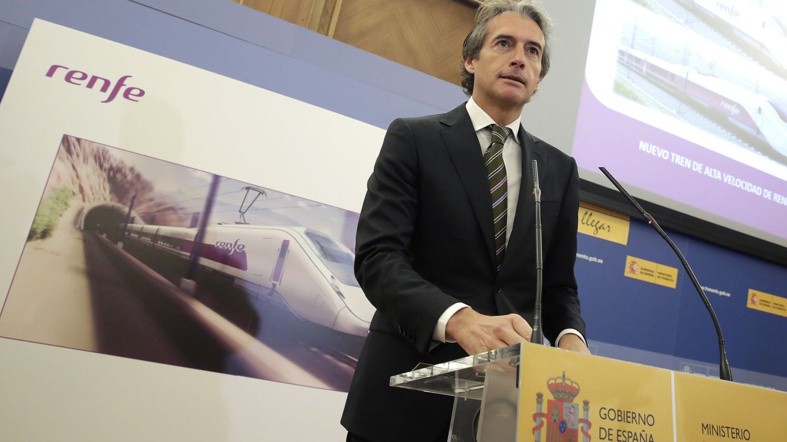 Foto: Íñigo de la serna comparece para dar a conocer el ganador del contrato de trenes de alta velocidad