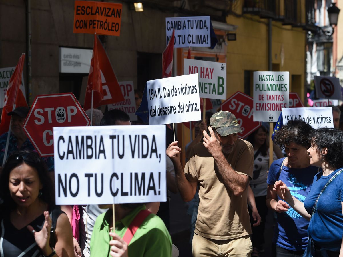 Foto: Manifestación en defensa de la justicia climática. (Europa Press/Gustavo Valiente)