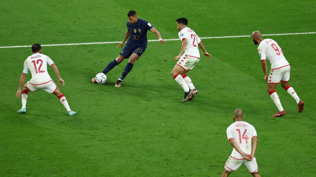 Foto: Túnez - Francia: goles, resultado y resumen, en directo. (REUTERS Marko Djurica)