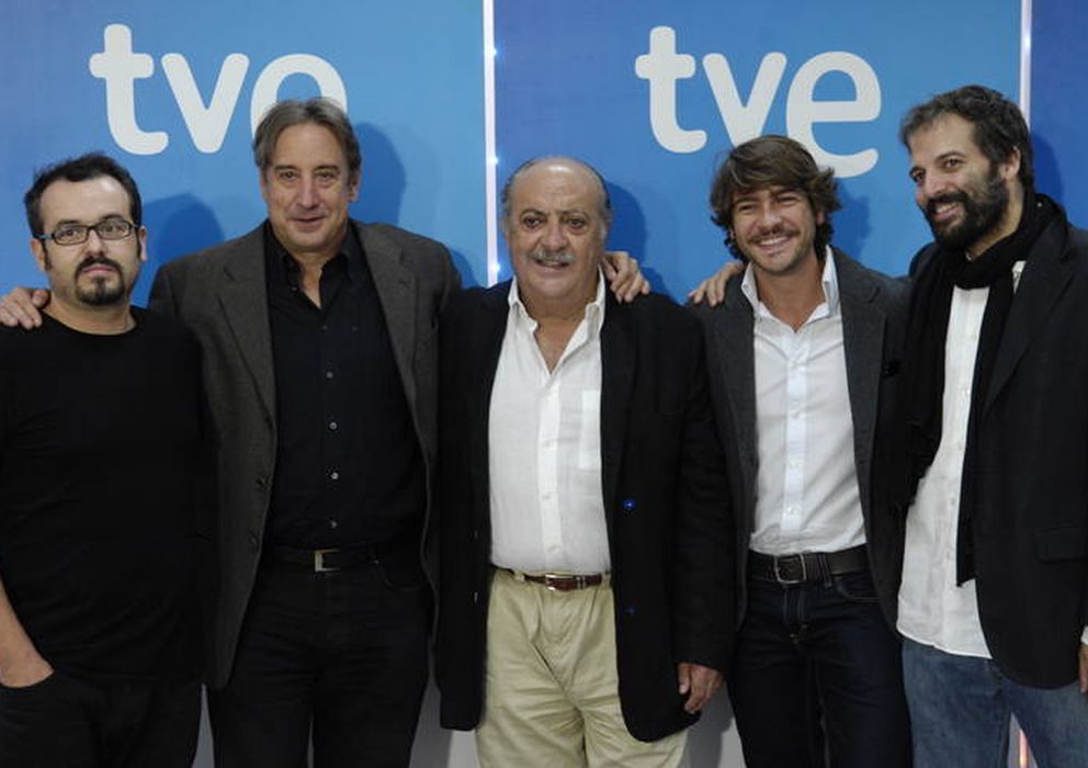 Foto: Fernando Cámara, Juanjo Puigcorbé, Pedro Costa, Félix Gómez y David Martínez