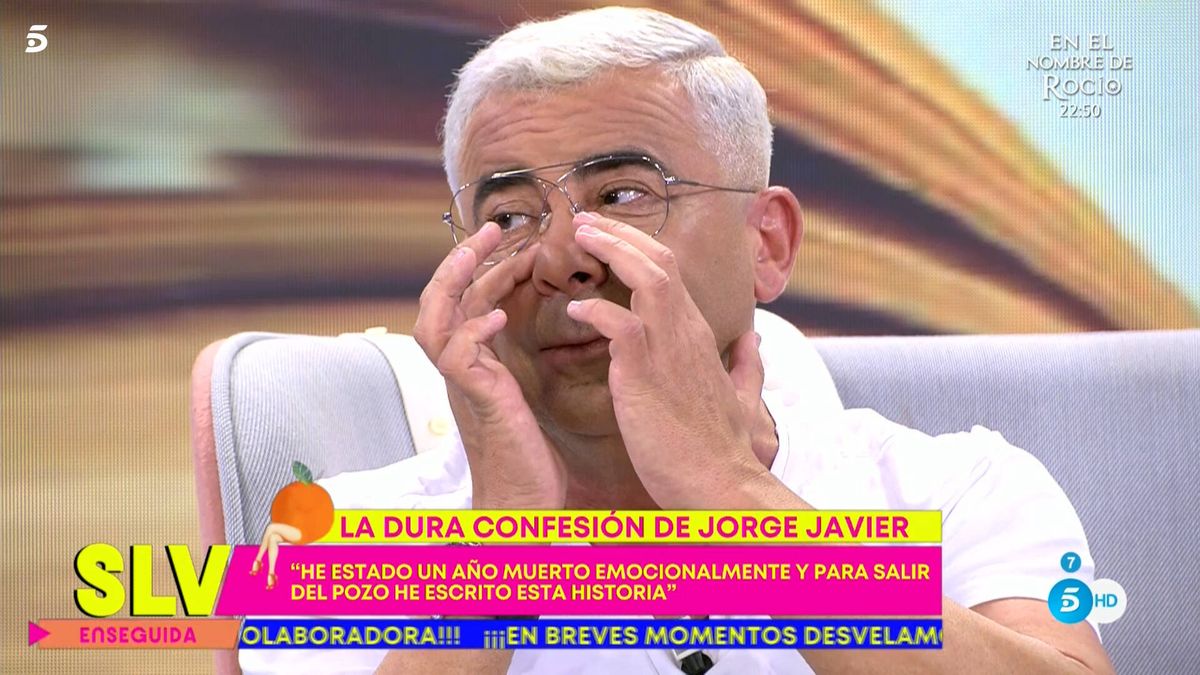 "He estado muerto un año": la desgarradora confesión de Jorge Javier, entre lágrimas en 'Sálvame'