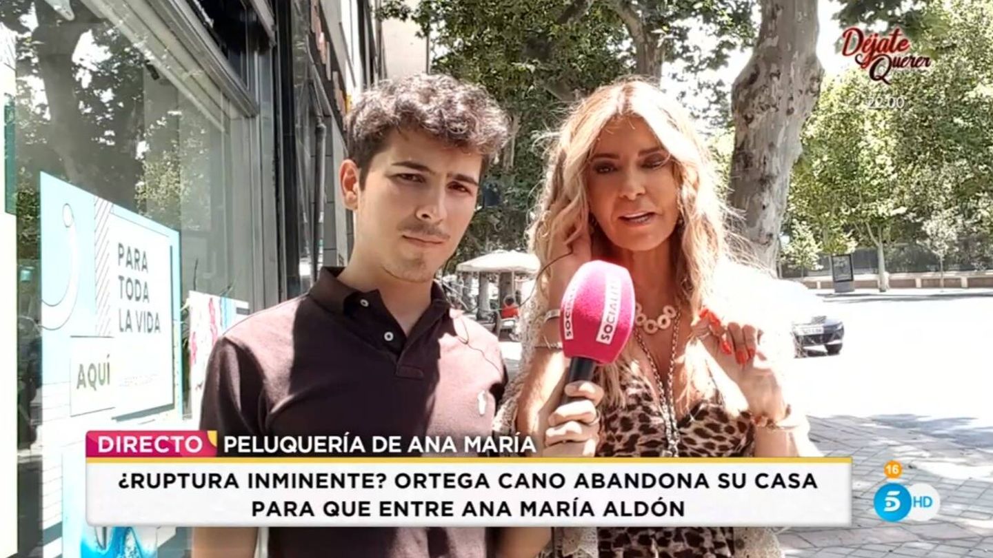 Arnau Martínez y Marisa Martín Blázquez en 'Socialité'. (Mediaset)