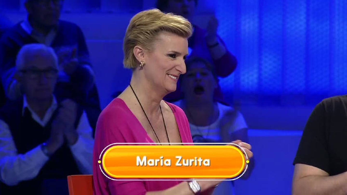 María Zurita en 'Pasapalabra'. (Telecinco)