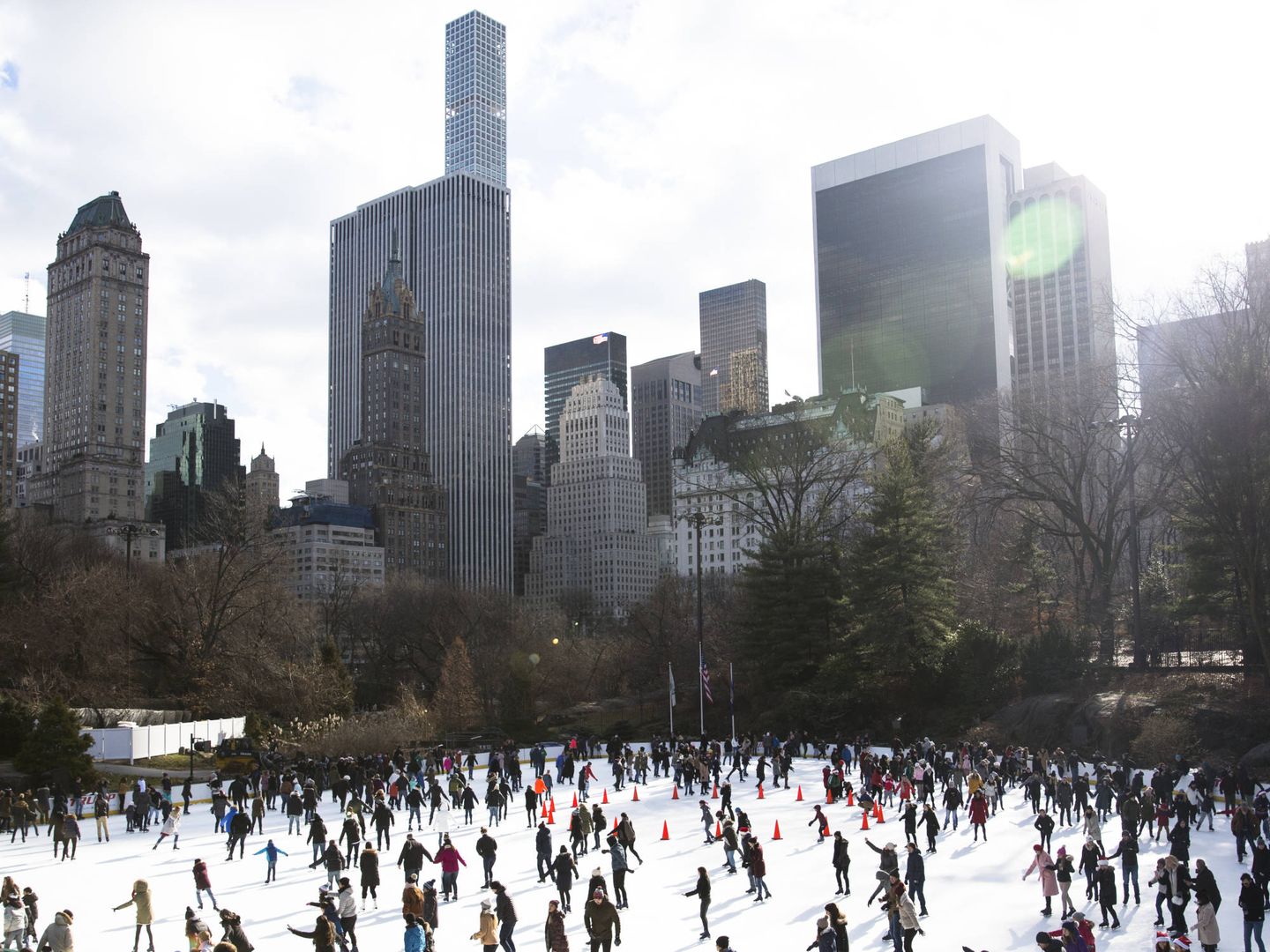 La pista de patinaje de Central Park en Nueva York (Getty Images)