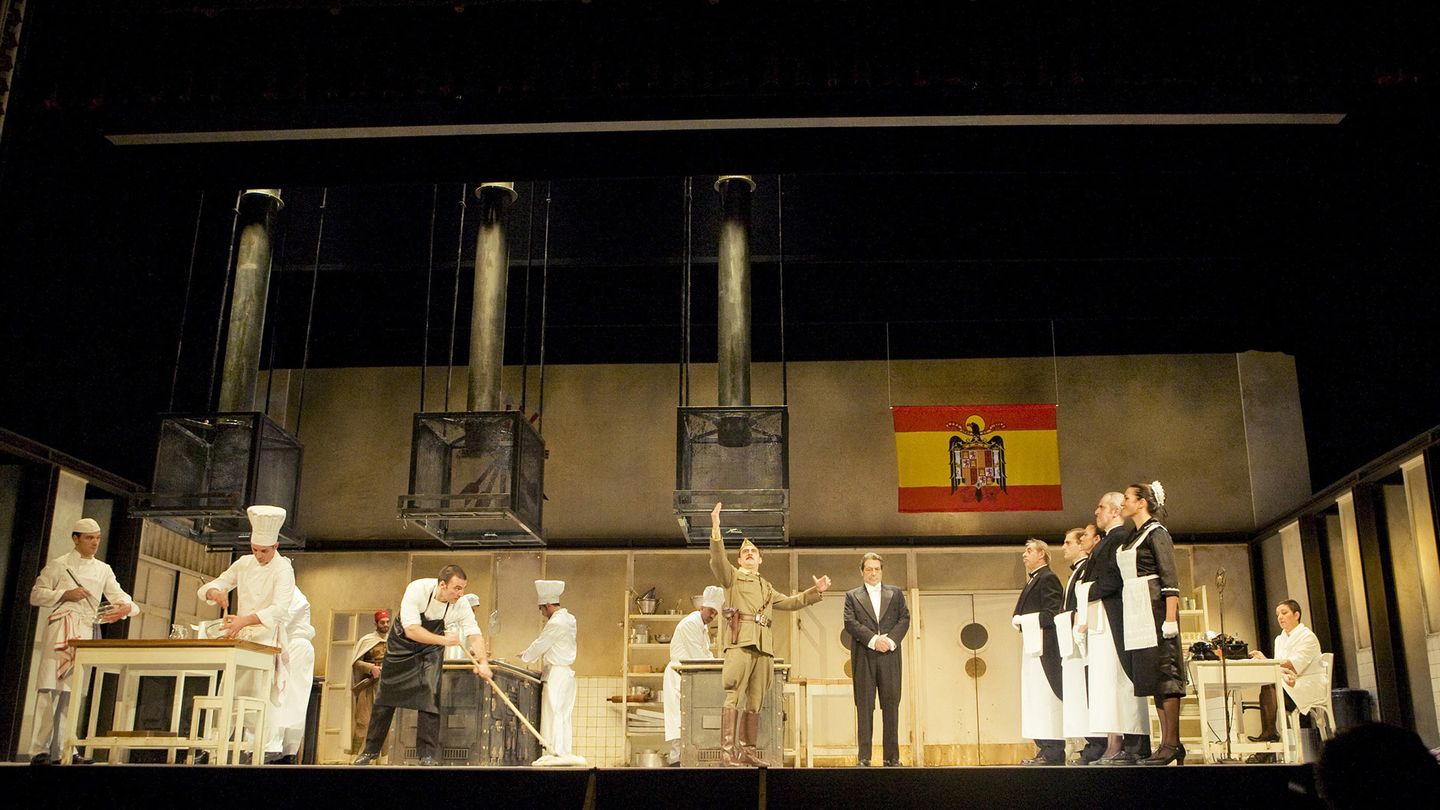 'La cena de los generales', de José Luis Alonso de Santos, en el Teatro Español en 2009