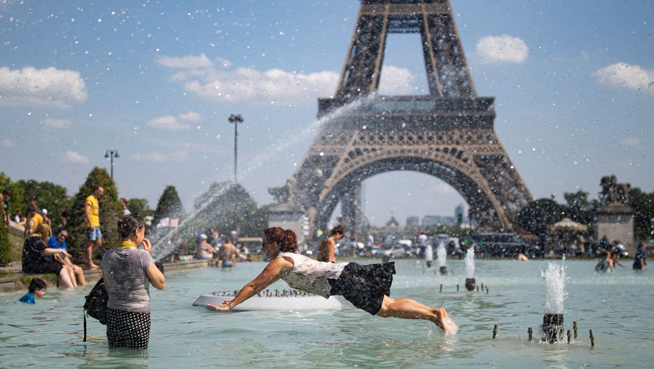 Francia sufre una nueva ola de calor en pleno otoño. (EFE) 
