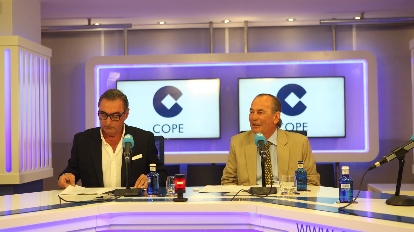 Foto: Herrera y Rafael Pérez del Puerto, consejero delegado de COPE (Cope).