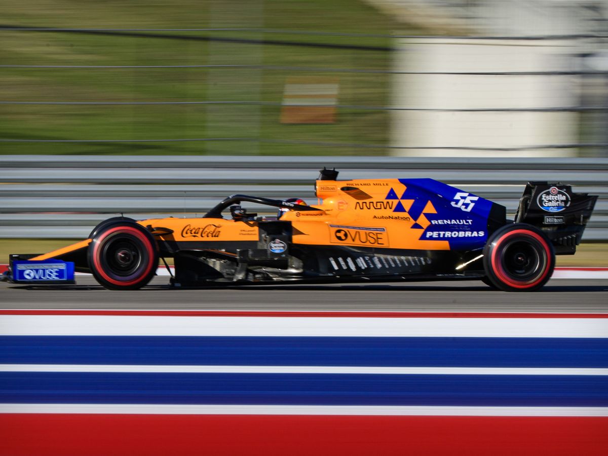 Foto: Carlos Sainz al volante del McLaren durante el Gran Premio de Estados Unidos. (USA TODAY)