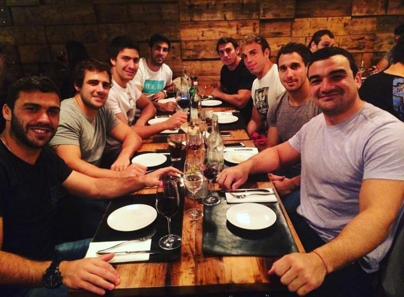 Los jugadores argentinos disfrutaron de lo lindo (Instagram: agustincreevy).