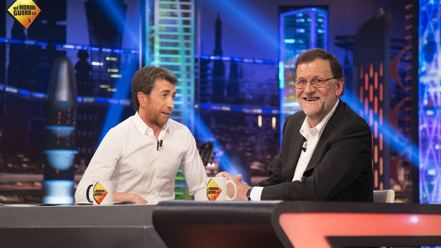 Mariano Rajoy en su visita a 'El Hormiguero' en 2016 (Antena 3)