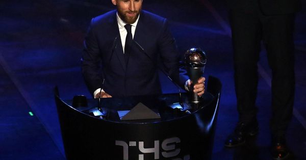 Foto: Leo Messi se llevó el galardón The Best. (EFE)