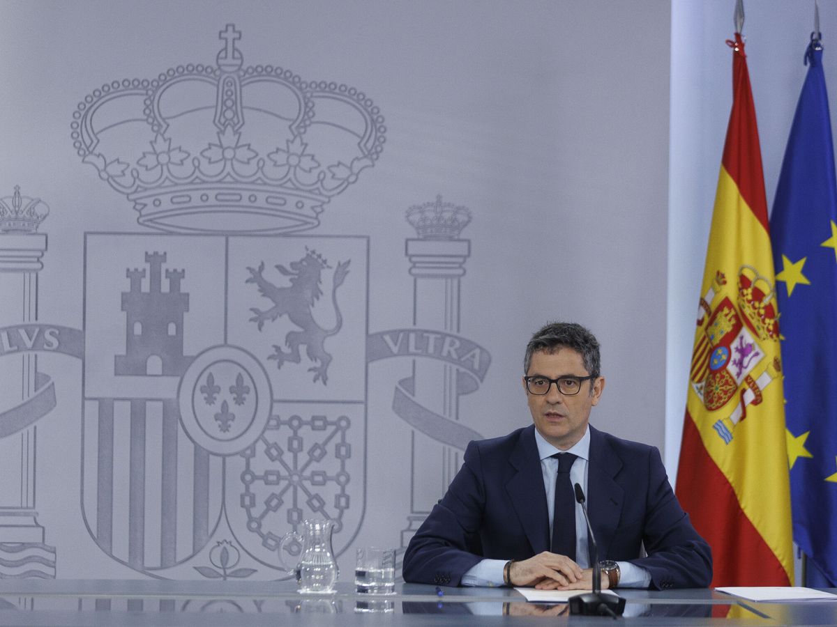 Foto:  El ministro de la Presidencia, Relaciones con las Cortes y Memoria Democrática, Félix Bolaños. (EFE/Sergio Pérez)