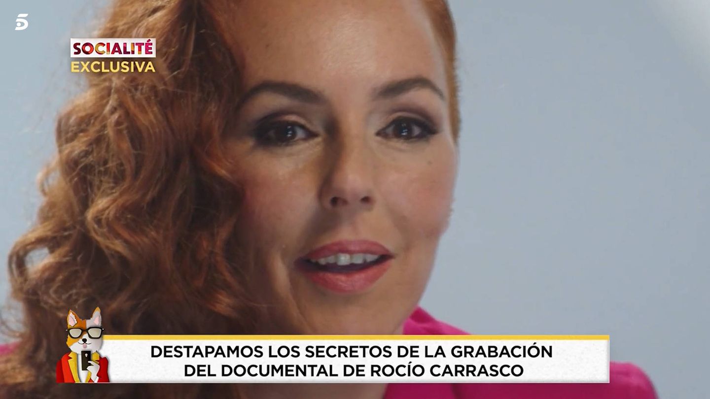 Rocío Carrasco, en el reportaje de 'Socialité'. (Telecinco)
