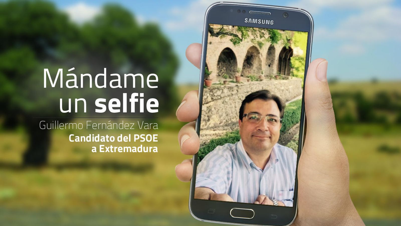 Foto: Guillermo Fernández Vara, candidato del PSOE a Extremadura. (EC)