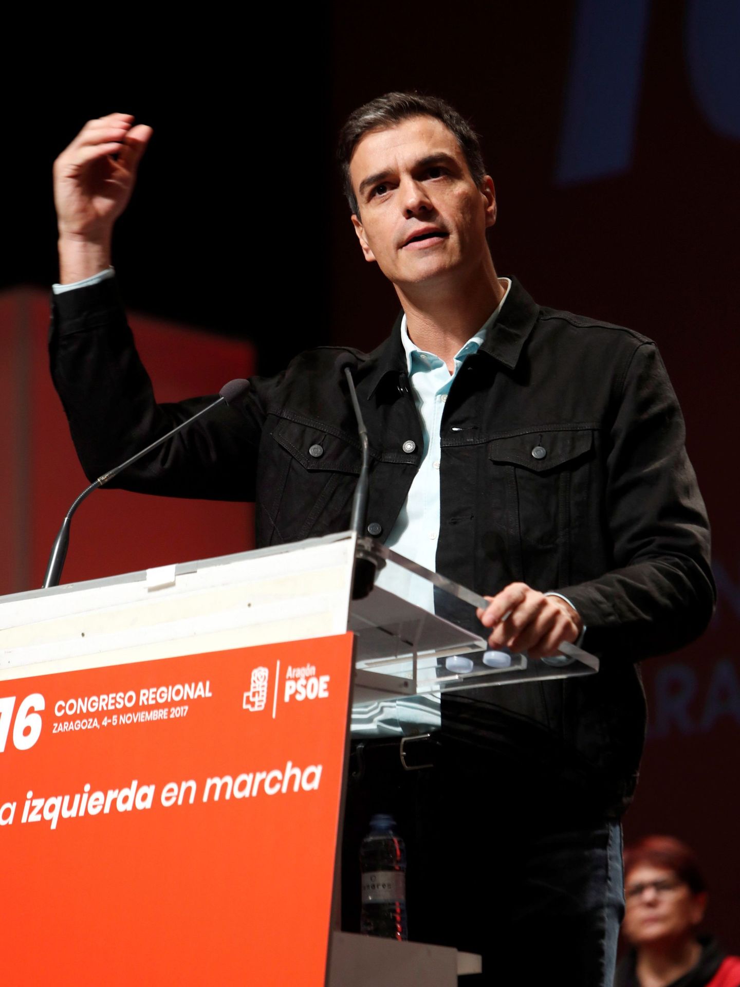 Pedro Sánchez, el pasado 5 de noviembre en Zaragoza. (EFE)