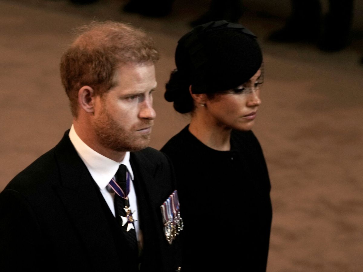 Foto: Archivo: El príncipe Harry y Meghan, duquesa de Sussex, abandonan Westminster Hall en Londres. (Reuters)