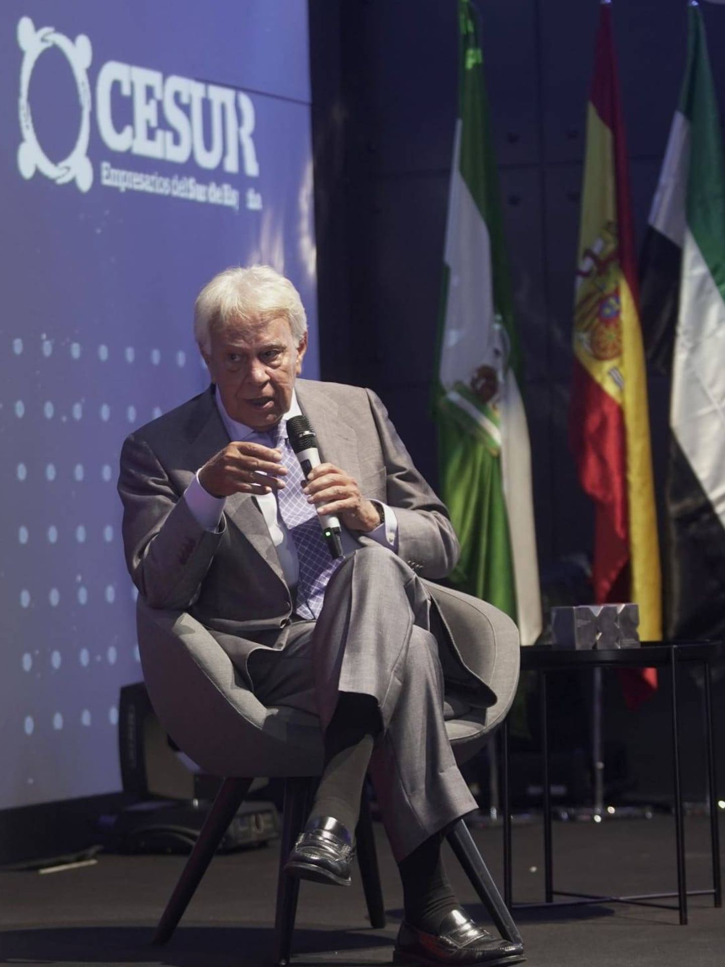 El expresidente del Gobierno Felipe González.