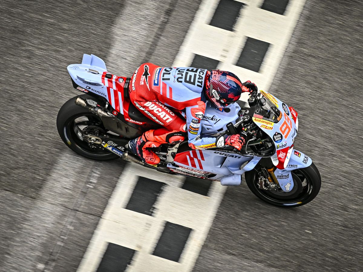 Foto: Marc Márquez debutó este fin de semana en Gresini Racing. (DPPI/AFP7)