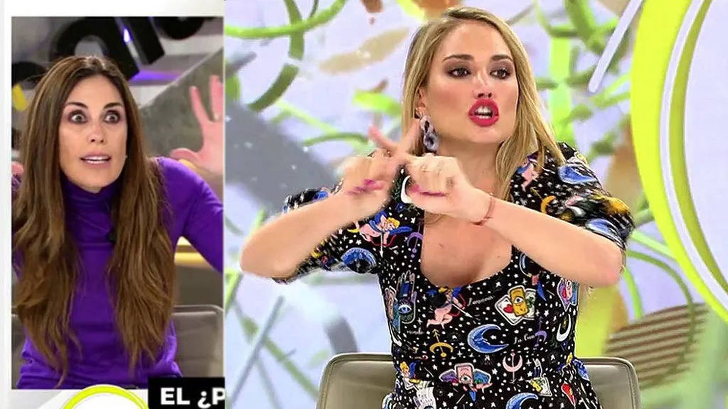 Alba Carrillo e Isabel Rábago, en 'Ya es mediodía'. (Telecinco)