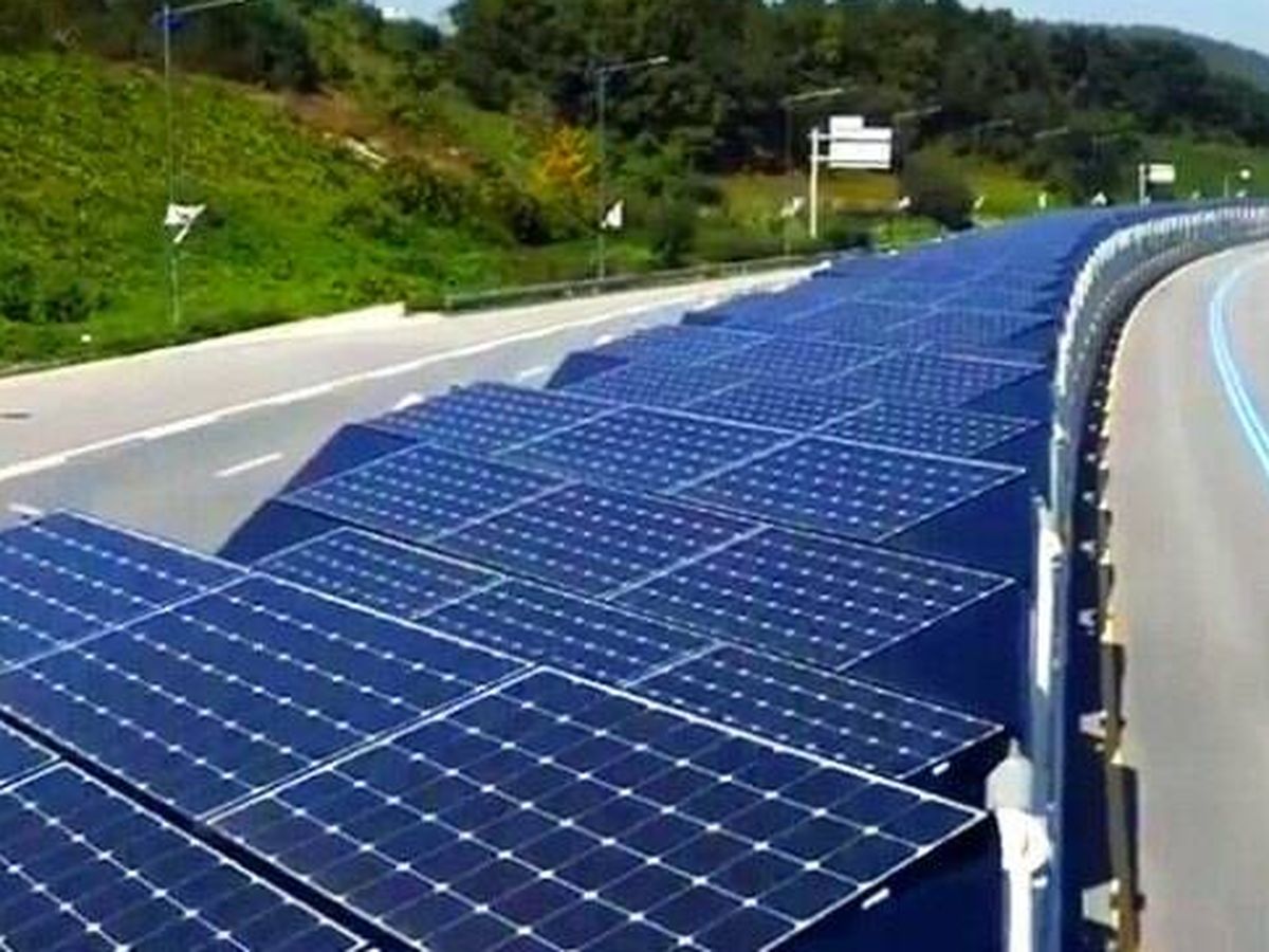 Foto: La autopista solar para bicicletas en Corea del Sur. 