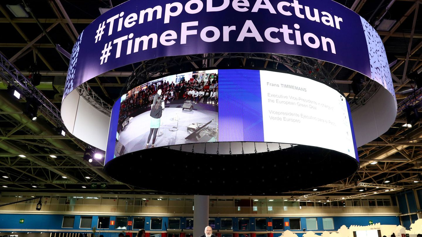 Llamada a la acción en la Cumbre del Clima COP25 en Madrid. (Reuters)