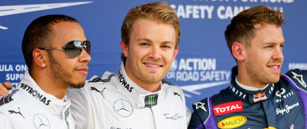 Foto: Rosberg dibuja la sombra más "perfecta" de la Fórmula 1