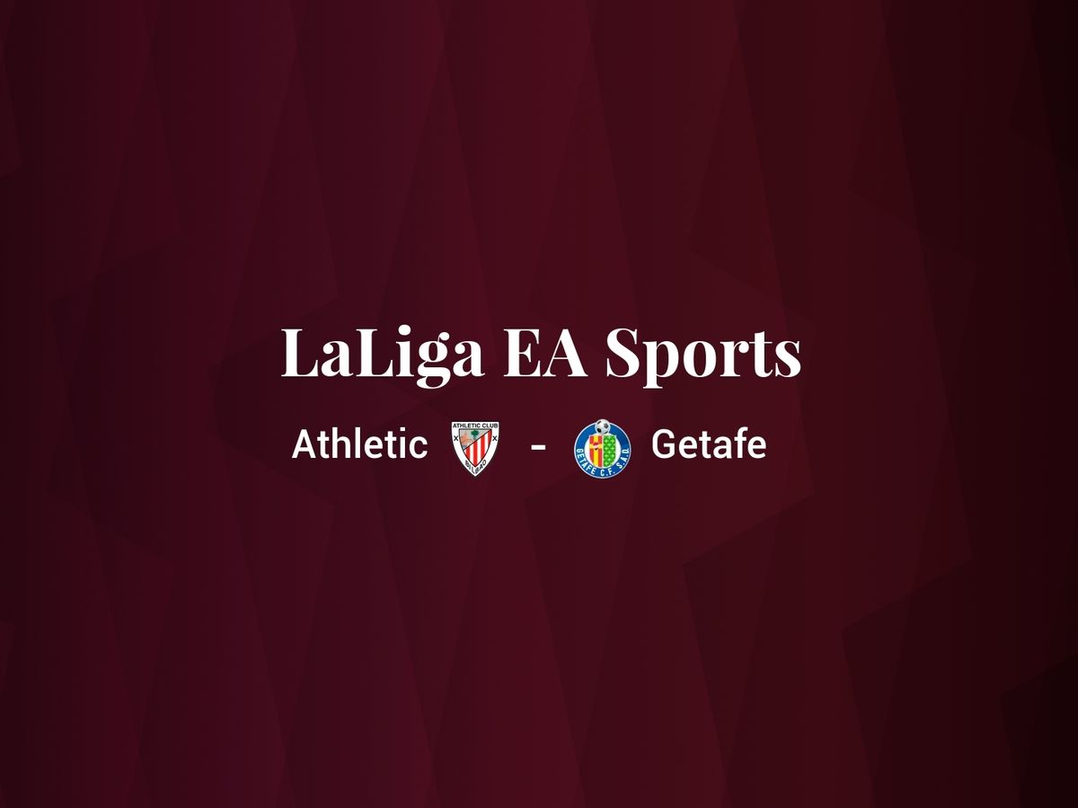 Foto: Resultados Athletic - Getafe de LaLiga EA Sports (C.C./Diseño EC)