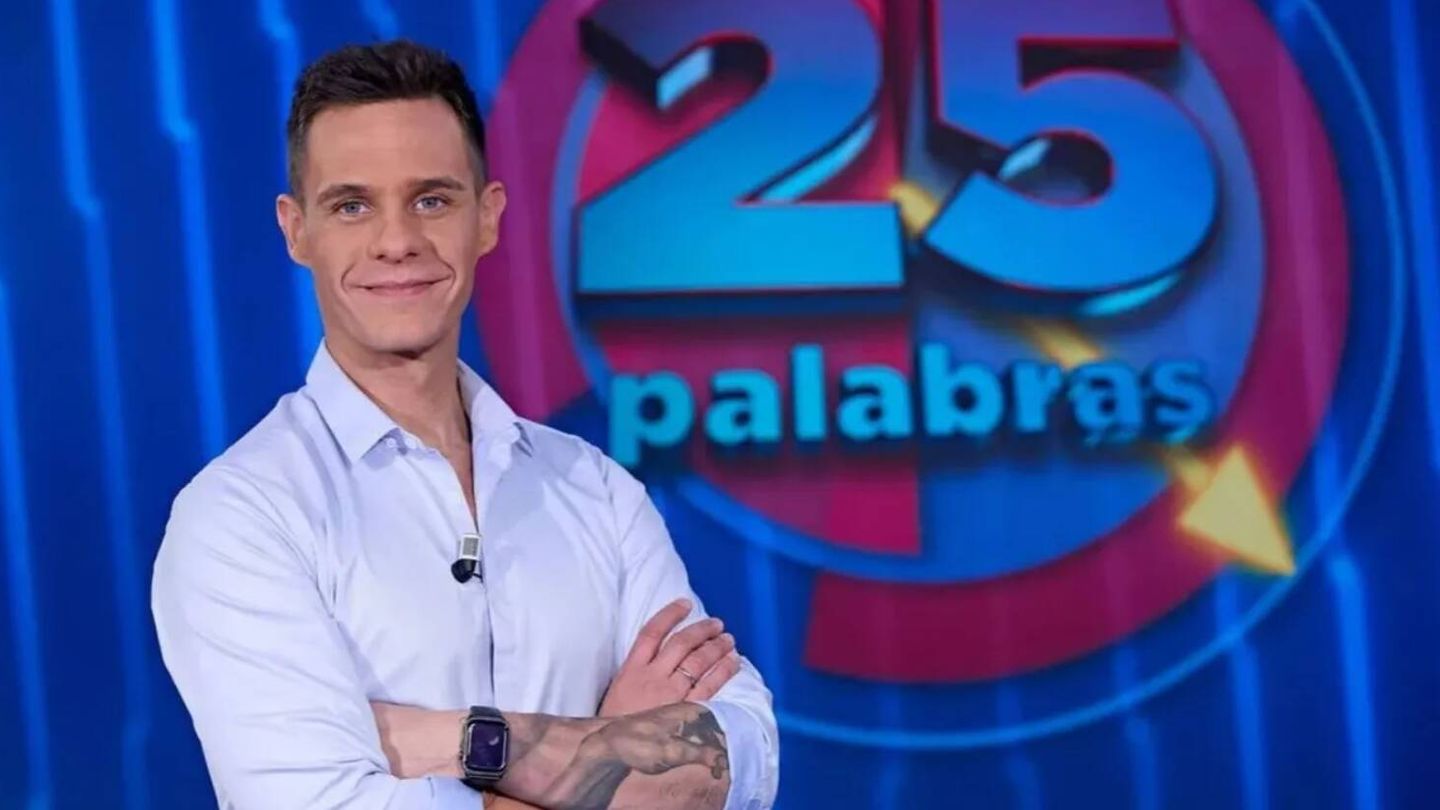 Christian Gálvez presentó '25 palabras', cancelado el año pasado. (Mediaset España)