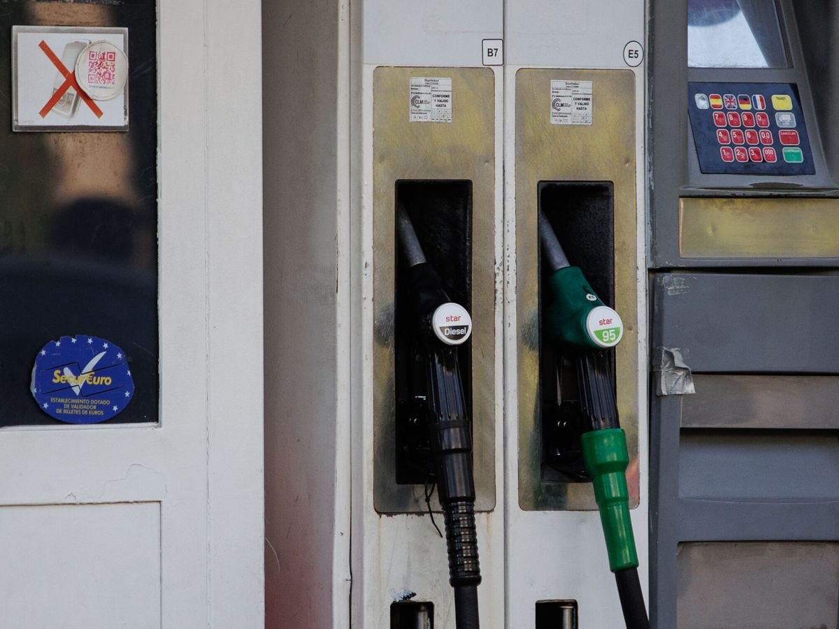 Foto: Un surtidor de carburante de una gasolinera. (EP/Alejandro Martínez Vélez)