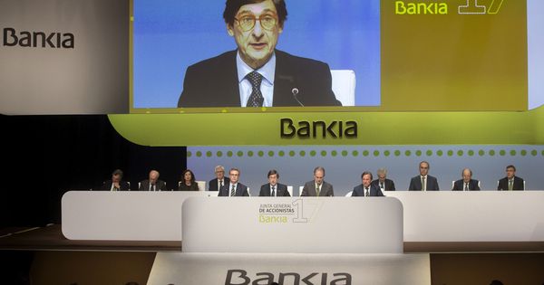 Foto: Junta de accionistas de Bankia. (EFE)
