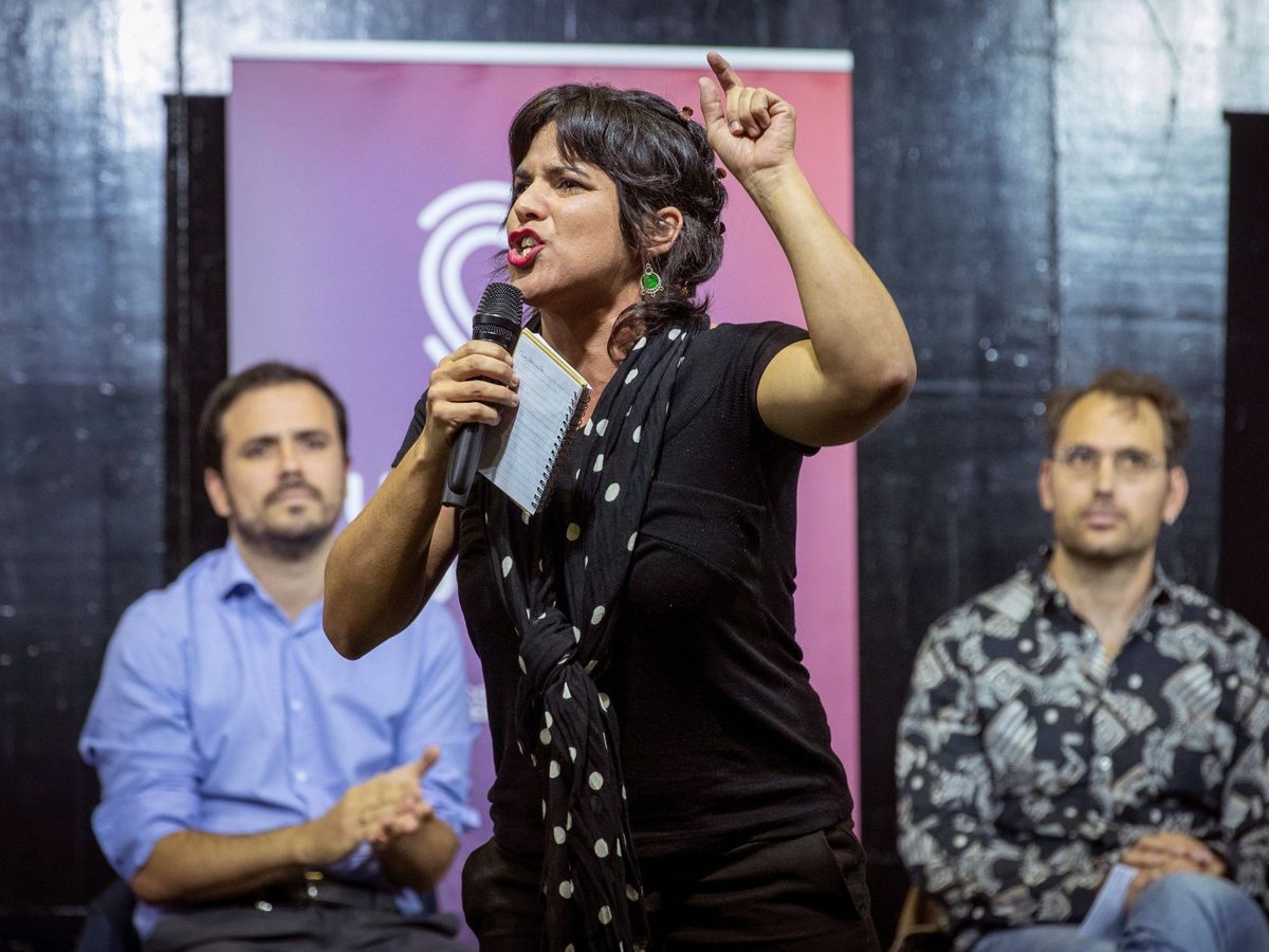Foto: La coordinadora general de Podemos Andalucía, Teresa Rodríguez, en un acto en Sevilla. (EFE)