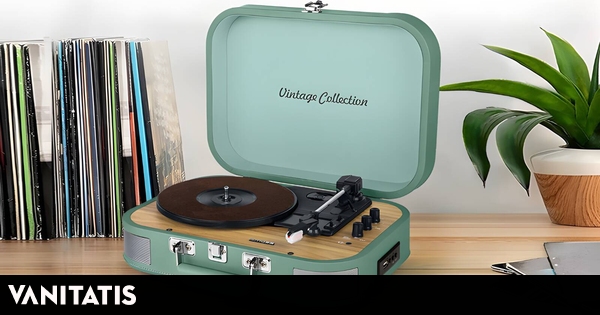 Muse MT-201 WG, un tocadiscos estéreo con maletín vintage para los más  nostálgicos