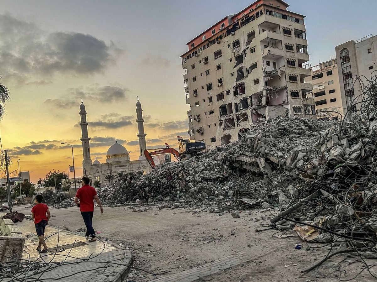 Foto: Destrozos en Gaza tras los últimos bombardeos de Israel. (EFE)