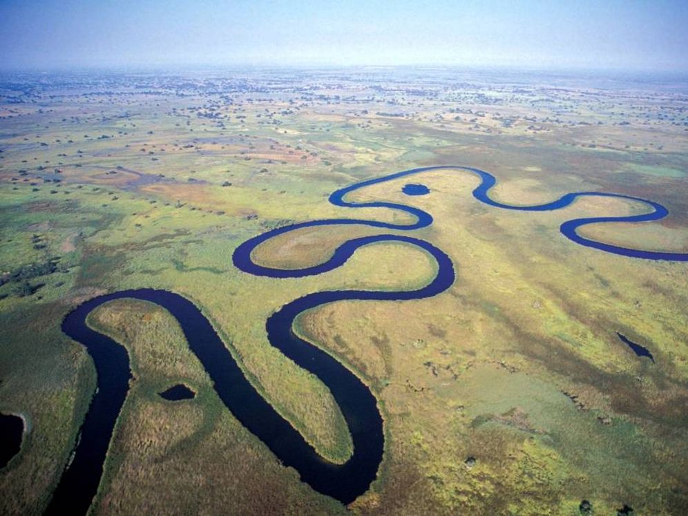 Foto: El delta del Okavango, el lugar en el que, según un nuevo estudio, procede el ser humano moderno. 