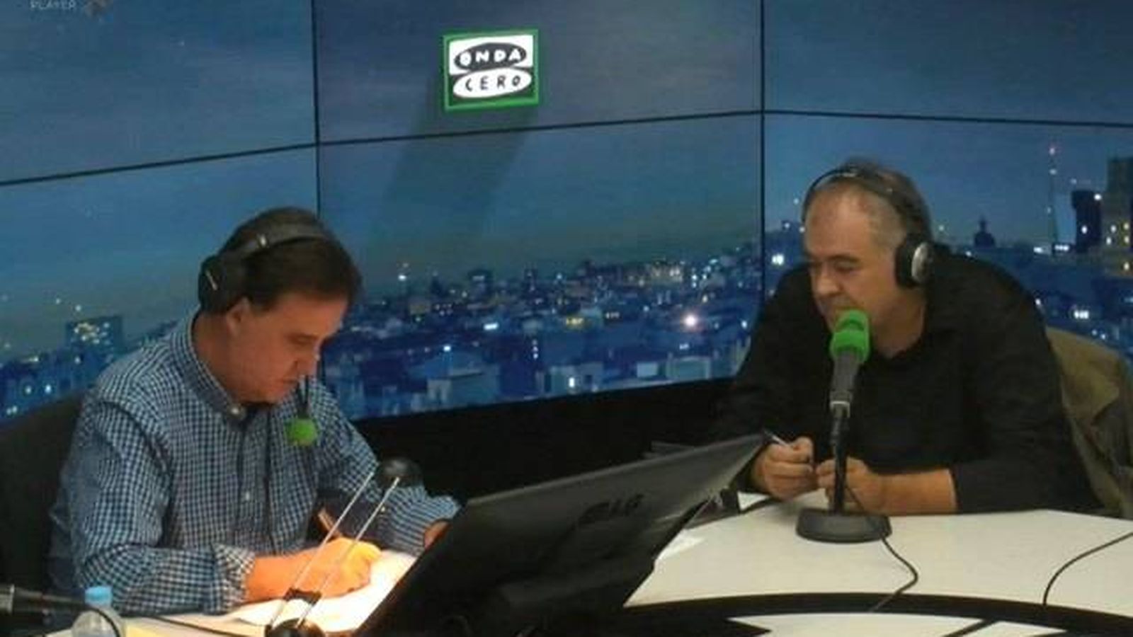 Foto: García Ferreras acude a 'El transistor' de Onda Cero con De la Morena