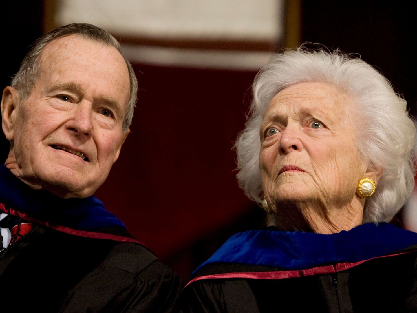 George y Barbara Bush. (Reuters)