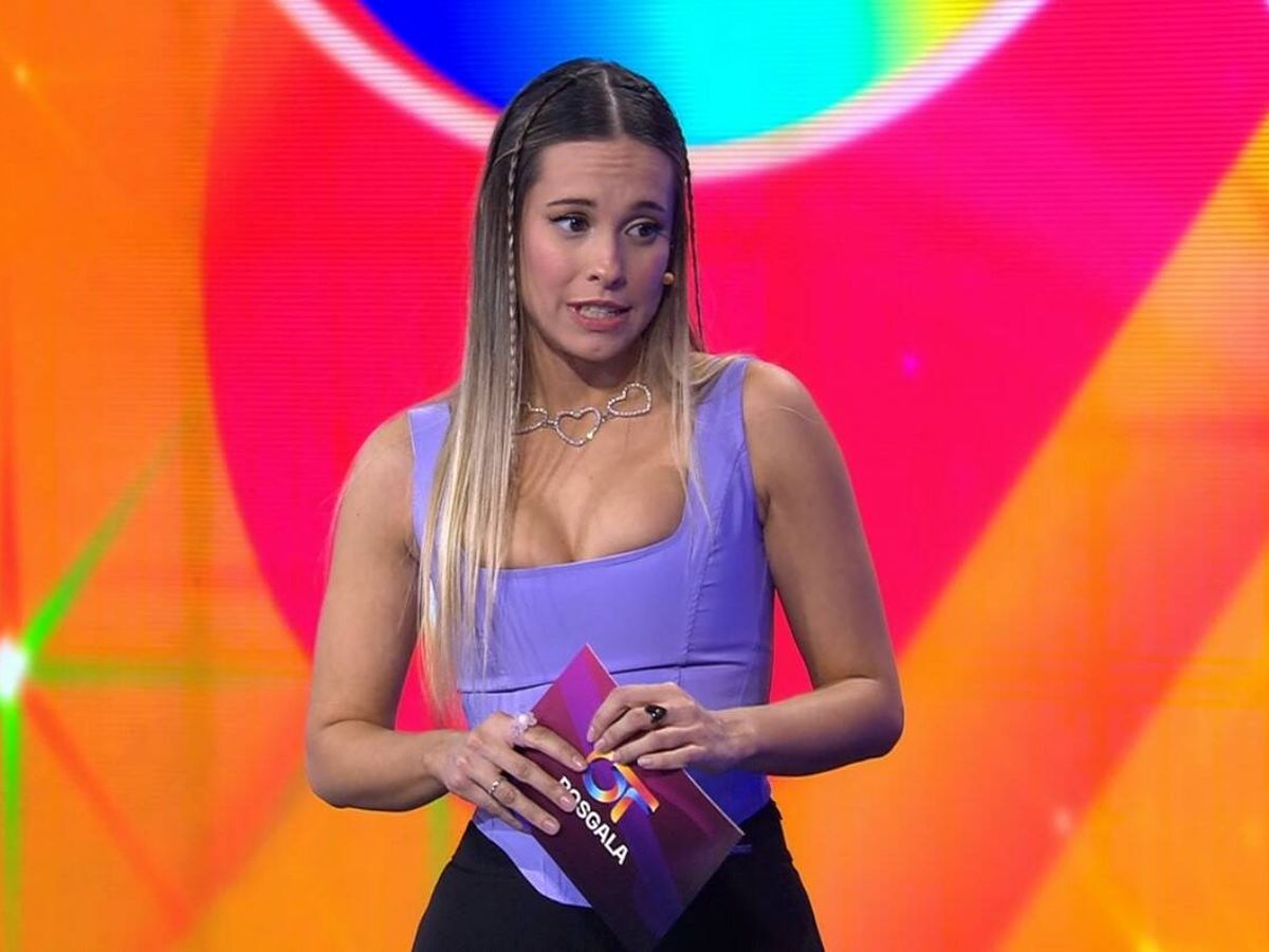 Foto: Masi Rodríguez, presentadora de las posgalas de 'OT 2023'. (Prime Video)