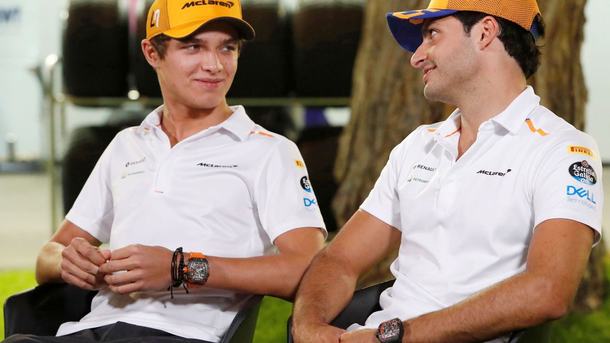 El 'McLaren beat-drop challenge', el vídeo viral de Carlos Sainz y Lando Norris