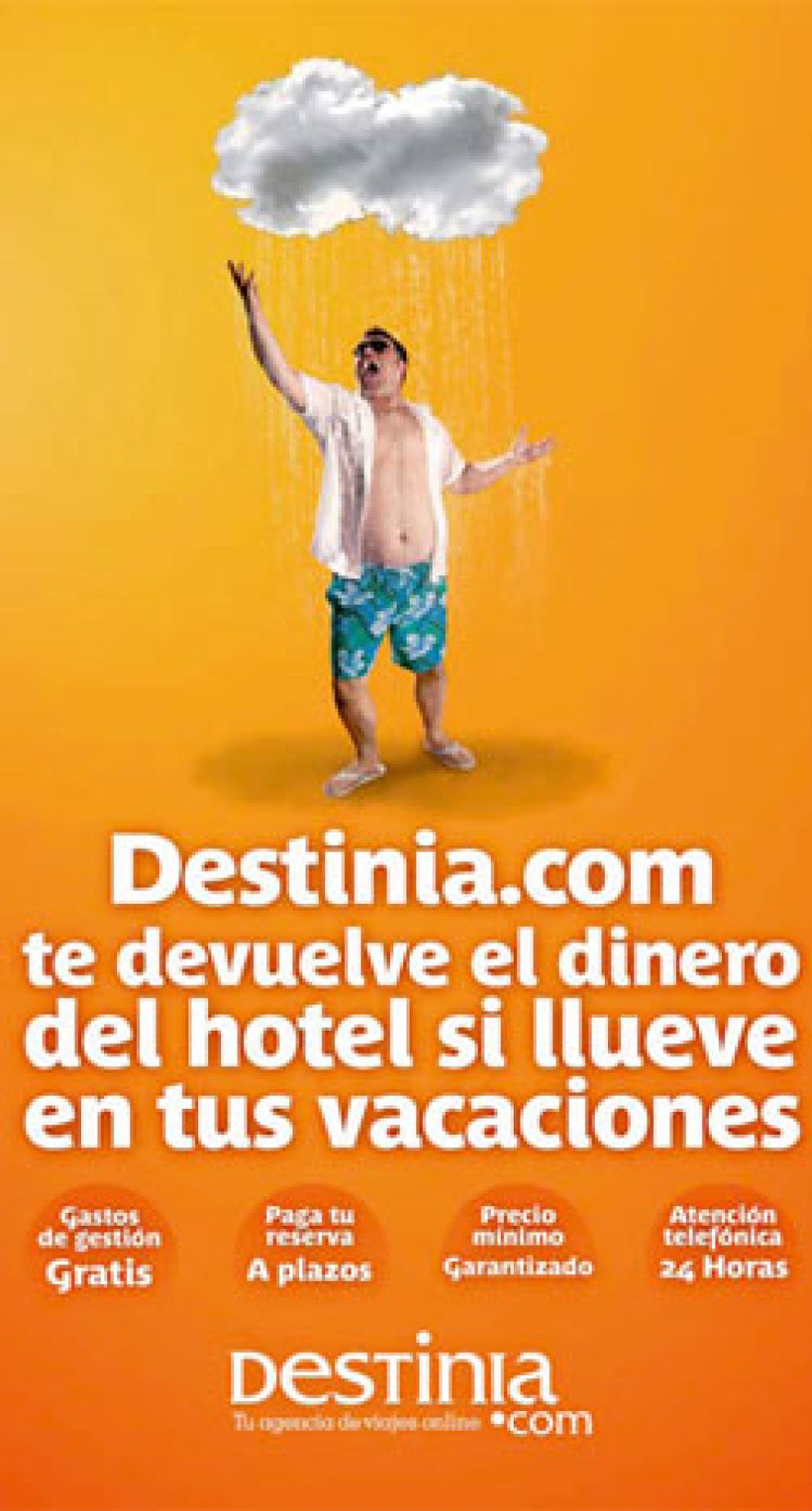 Foto: Nuevo pufo: denuncian la campaña que devuelve el dinero de las vacaciones en caso de lluvia