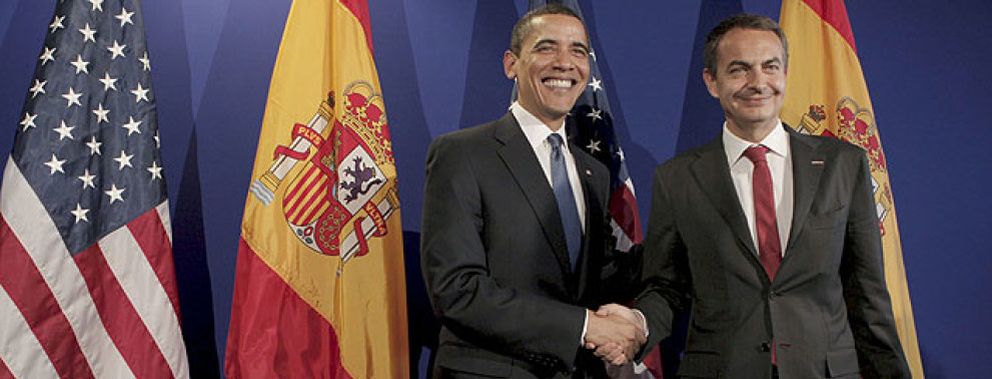 Foto: Obama a Zapatero: "Estoy contento de poder llamarle amigo"