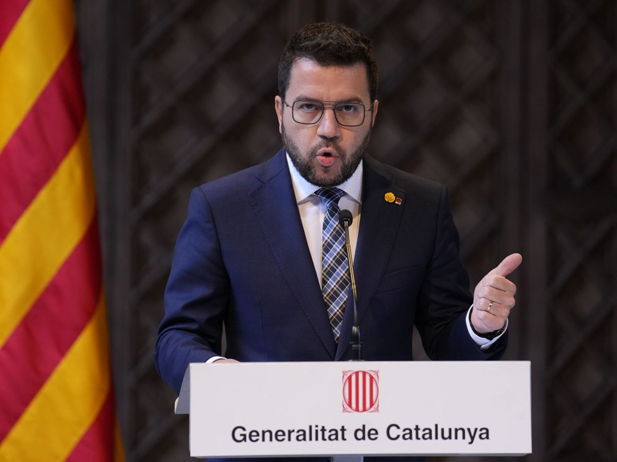 Foto: El presidente de la Generalitat, Pere Aragonès. (EFE/Alejandro García)
