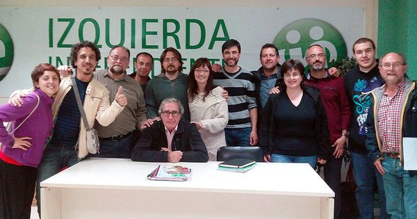 Foto: Algunos de los miembros de la candidatura de Izquierda Independiente que se presentó a las elecciones de 2015.