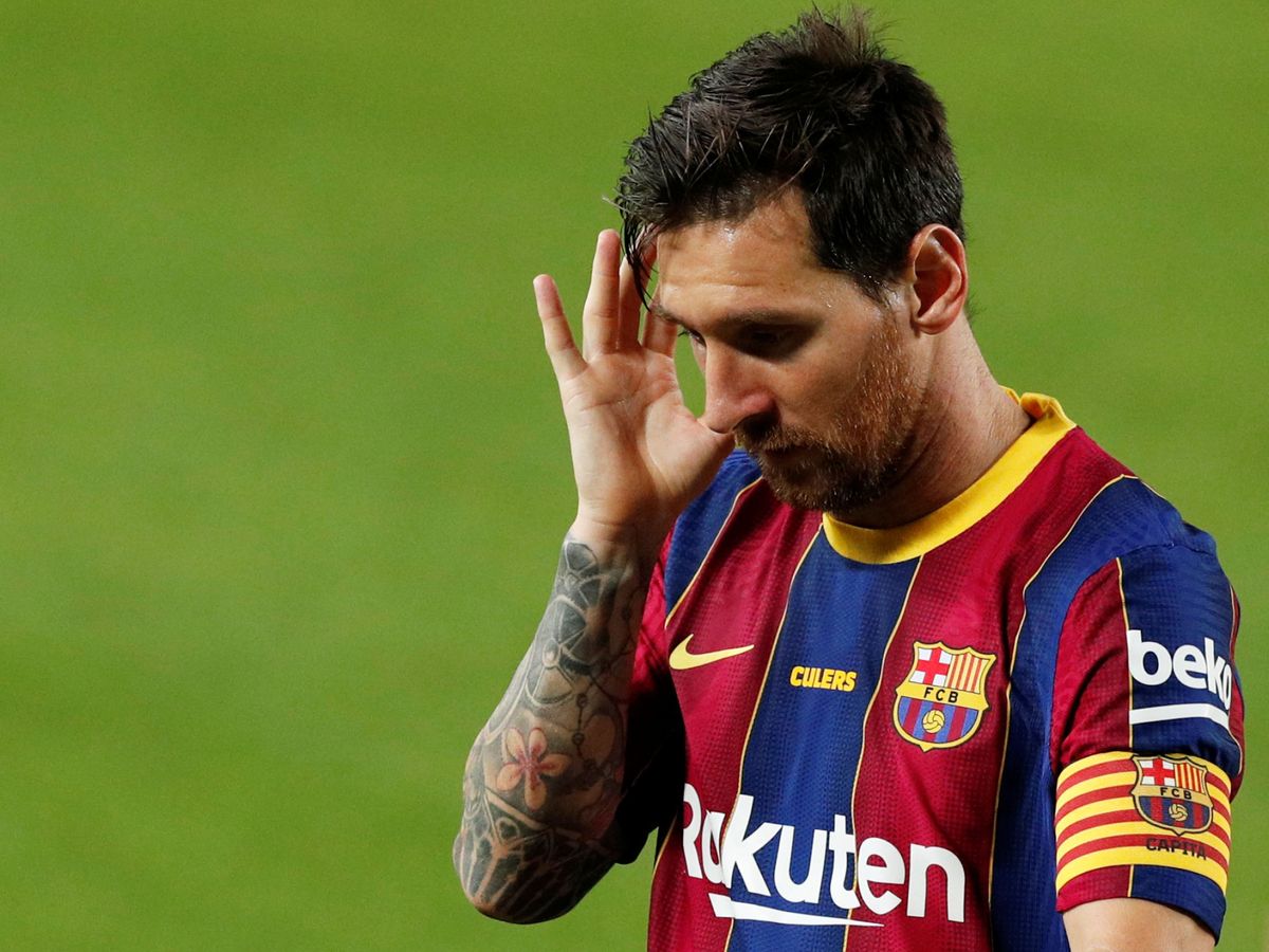Foto: Leo Messi durante un partido del Barcelona. (Efe)